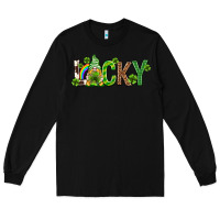 Black Love horseshoe St. Patrick's Day Long Sleeve Tee - Neo Western