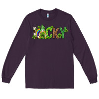 Plum Love horseshoe St. Patrick's Day Long Sleeve Tee - Neo Western