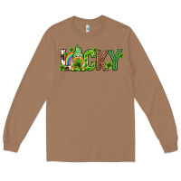 Toasted Coconut Love horseshoe St. Patrick's Day Long Sleeve Tee - Neo Western