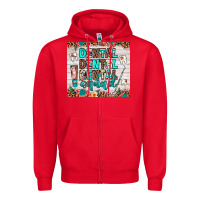 Red dental squad Zipper Hoodie - JahusDesignShop