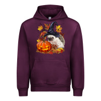 Mauve Wine Halloween Hedgehog Urban Hoodie - LillyAllenDesigns