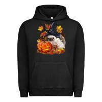 Pigment Black Halloween Hedgehog Urban Hoodie - LillyAllenDesigns