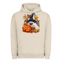 Pigment French Oak Halloween Hedgehog Urban Hoodie - LillyAllenDesigns