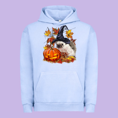Halloween Hedgehog Urban Hoodie Designed By Lillyallendesigns