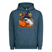Pigment Midnight Navy Halloween Hedgehog Urban Hoodie - LillyAllenDesigns