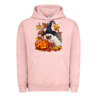 Pigment Salmon Halloween Hedgehog Urban Hoodie - LillyAllenDesigns