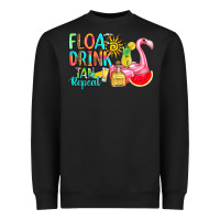 Black float drink tan repeat Heavyweight Sweatshirt - RanaPortraitStore