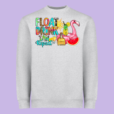 Heavyweight Sweatshirt float drink tan repeat