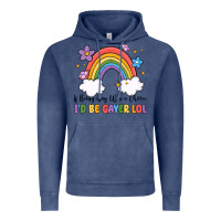 Vintage Denim if being gay was a choice i'd be gayer lol Vintage Hoodie - MaliasSmallBusiness