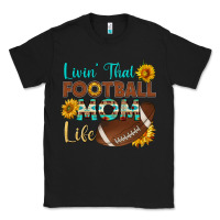 Black livin' that football mom life Classic Tee - HRA Design Shop