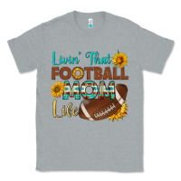 Heather Grey livin' that football mom life Classic Tee - HRA Design Shop
