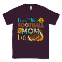 Plum livin' that football mom life Classic Tee - HRA Design Shop