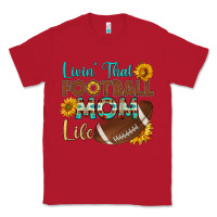 Red livin' that football mom life Classic Tee - HRA Design Shop