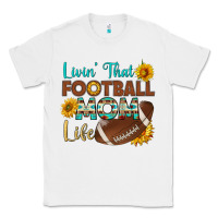 White livin' that football mom life Classic Tee - HRA Design Shop
