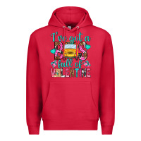 Cardinal ive got a bus full of valentine Premium Hoodie - NancyCooperArtShop