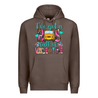 Coffee ive got a bus full of valentine Premium Hoodie - NancyCooperArtShop