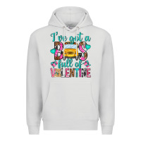Dove Grey ive got a bus full of valentine Premium Hoodie - NancyCooperArtShop