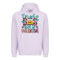 Lilac ive got a bus full of valentine Premium Hoodie - NancyCooperArtShop