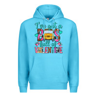 Ocean Blue ive got a bus full of valentine Premium Hoodie - NancyCooperArtShop