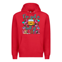 Red ive got a bus full of valentine Premium Hoodie - NancyCooperArtShop
