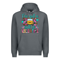 Rock ive got a bus full of valentine Premium Hoodie - NancyCooperArtShop