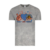 Cloud Rock peace love america billie wilder Vintage Tee - texasbilliewilder