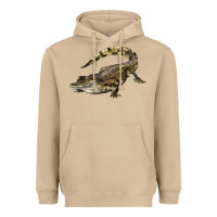 Crocodile Heavyweight Hoodie | Teevron