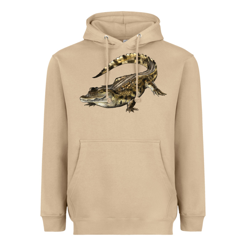 Crocodile Heavyweight Hoodie by LillyAllenDesigns | Teevron