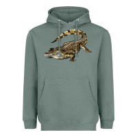 Sage crocodile Heavyweight Hoodie - LillyAllenDesigns