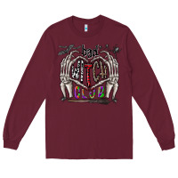 Burgundy bad witch club Long Sleeve Tee - CowhideDigitalArt