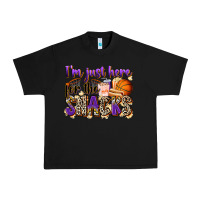 Black i'm just here for the snacks basketball Urban Heavy Tee - Zillion Design Studio