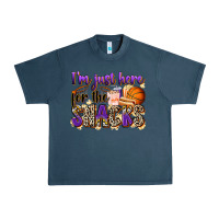 Midnight Navy i'm just here for the snacks basketball Urban Heavy Tee - Zillion Design Studio