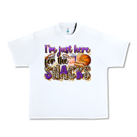 White i'm just here for the snacks basketball Urban Heavy Tee - Zillion Design Studio