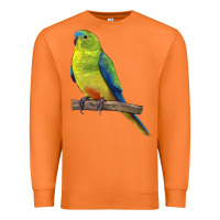 Carrot Neophema Parrot Premium Sweatshirt - LillyAllenDesigns