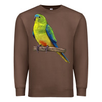 Chestnut Neophema Parrot Premium Sweatshirt - LillyAllenDesigns