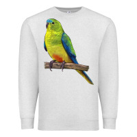 Oatmeal Heather Neophema Parrot Premium Sweatshirt - LillyAllenDesigns