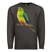 Smoke Neophema Parrot Premium Sweatshirt - LillyAllenDesigns