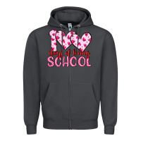 Smoke 100 days of loving school Zipper Hoodie - Artiststas
