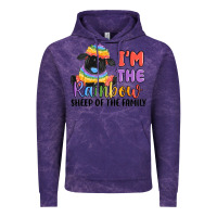 Cloud Purple i'm the rainbow sheep of the family Vintage Hoodie - MaliasSmallBusiness