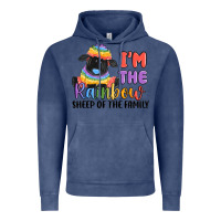 Vintage Denim i'm the rainbow sheep of the family Vintage Hoodie - MaliasSmallBusiness