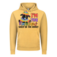 Vintage Mustard i'm the rainbow sheep of the family Vintage Hoodie - MaliasSmallBusiness