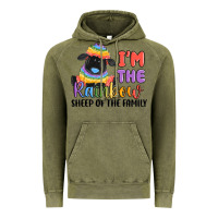 Vintage Olive i'm the rainbow sheep of the family Vintage Hoodie - MaliasSmallBusiness