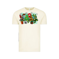 Vintage Arctic christmas trees with soccer Vintage Tee - Zillion Design Studio