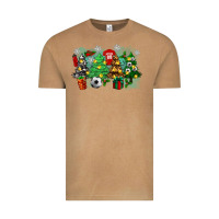Vintage Camel christmas trees with soccer Vintage Tee - Zillion Design Studio