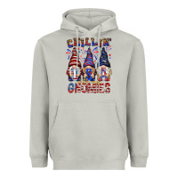 Moon Dust Chilling with my gnomies with usa Heavyweight Hoodie - NancyCooperArtShop