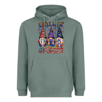 Sage Chilling with my gnomies with usa Heavyweight Hoodie - NancyCooperArtShop