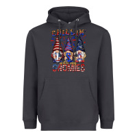 Smoke Chilling with my gnomies with usa Heavyweight Hoodie - NancyCooperArtShop