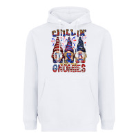 Chilling With My Gnomies With Usa Heavyweight Hoodie | Teevron