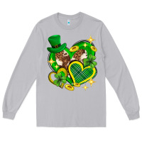 Moon Dust St. Patrick's Day lucky heart Long Sleeve Tee - Neo Western