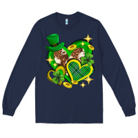 St. Patrick's Day Lucky Heart Long Sleeve Tee | Teevron
